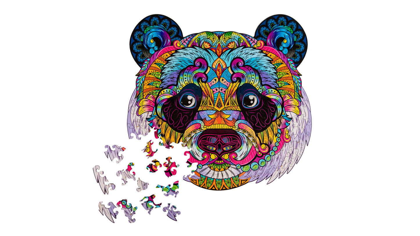 Puzzle in legno Woodvio™ Panda (35 x 37 cm)