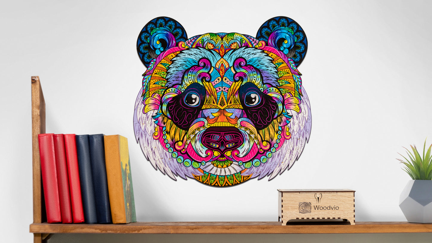 Puzzle in legno Woodvio™ Panda (35 x 37 cm)